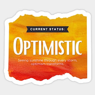 Status: Optimistic Sticker